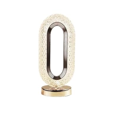 Oval Shaped Crystal Table Lamp (Ovel Design)