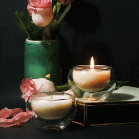 Soy Wax Candlights Transparent Jar – (Special Price)