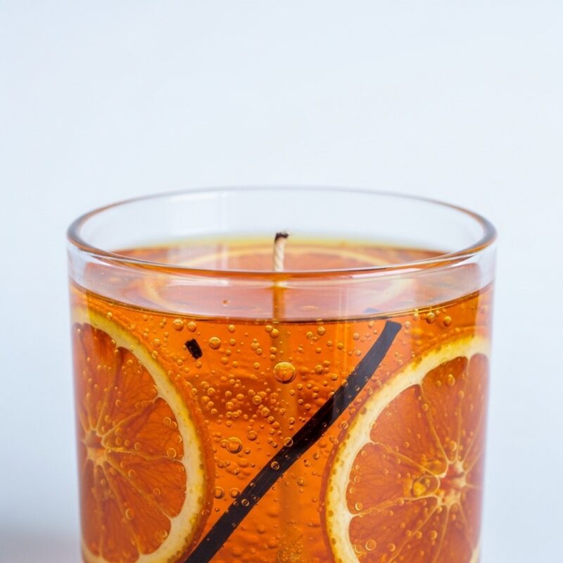 Orange with Gel effect candle - Image 2