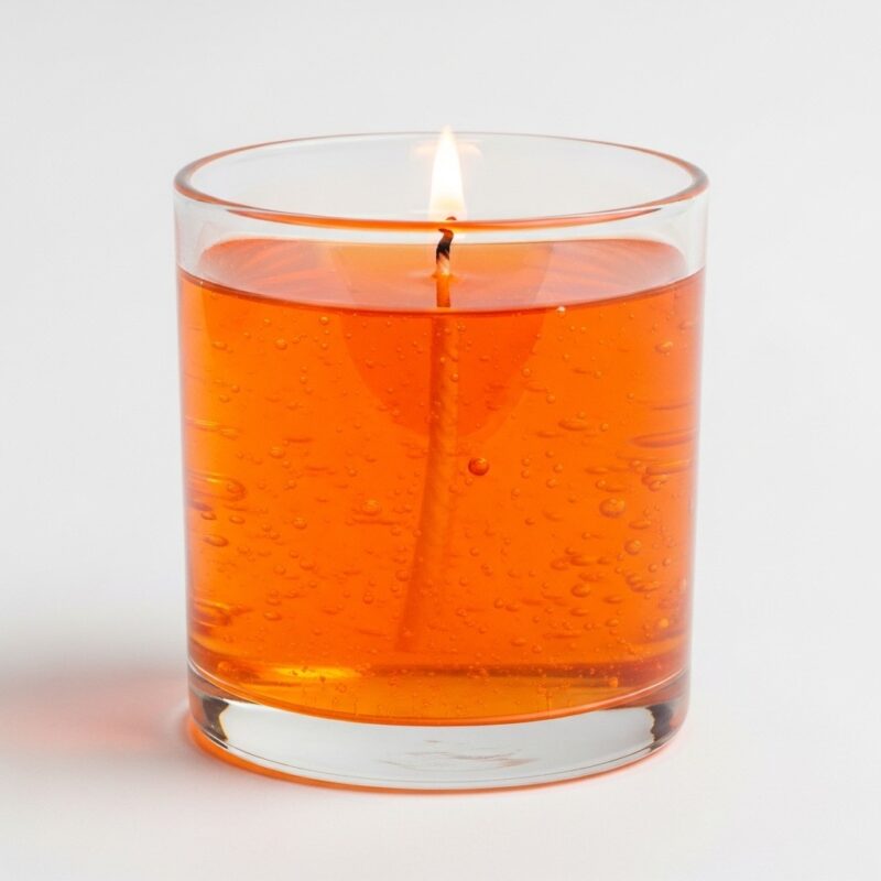 Orange with Gel effect candle - Image 5
