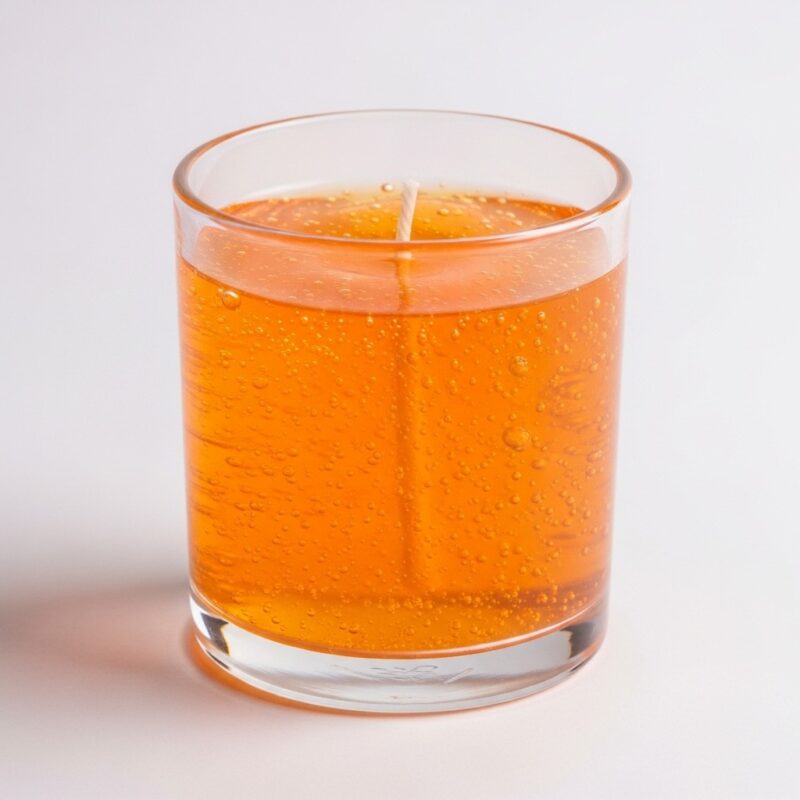 Orange with Gel effect candle - Image 4