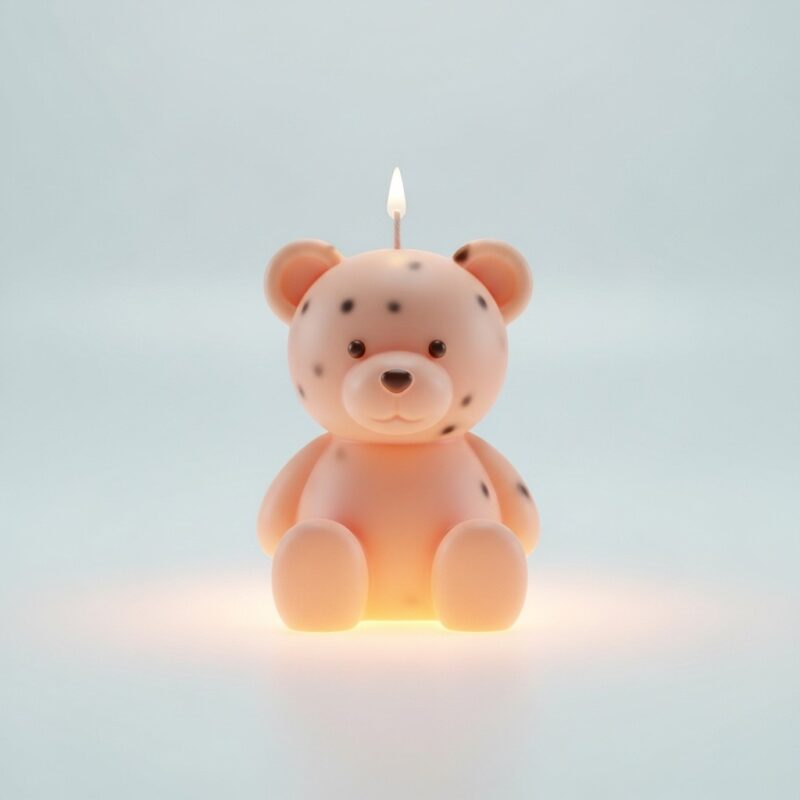 Teddy candle - Image 2